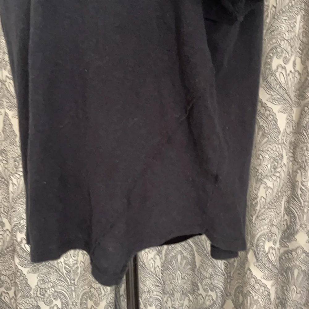 One shoulder cut out loose t shirt top